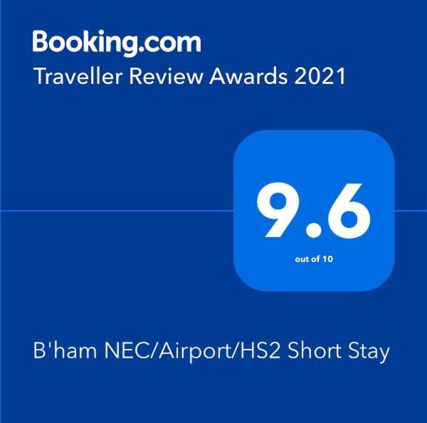 B'Ham Nec/Airport/Hs2 Short Stay Birmingham Kültér fotó